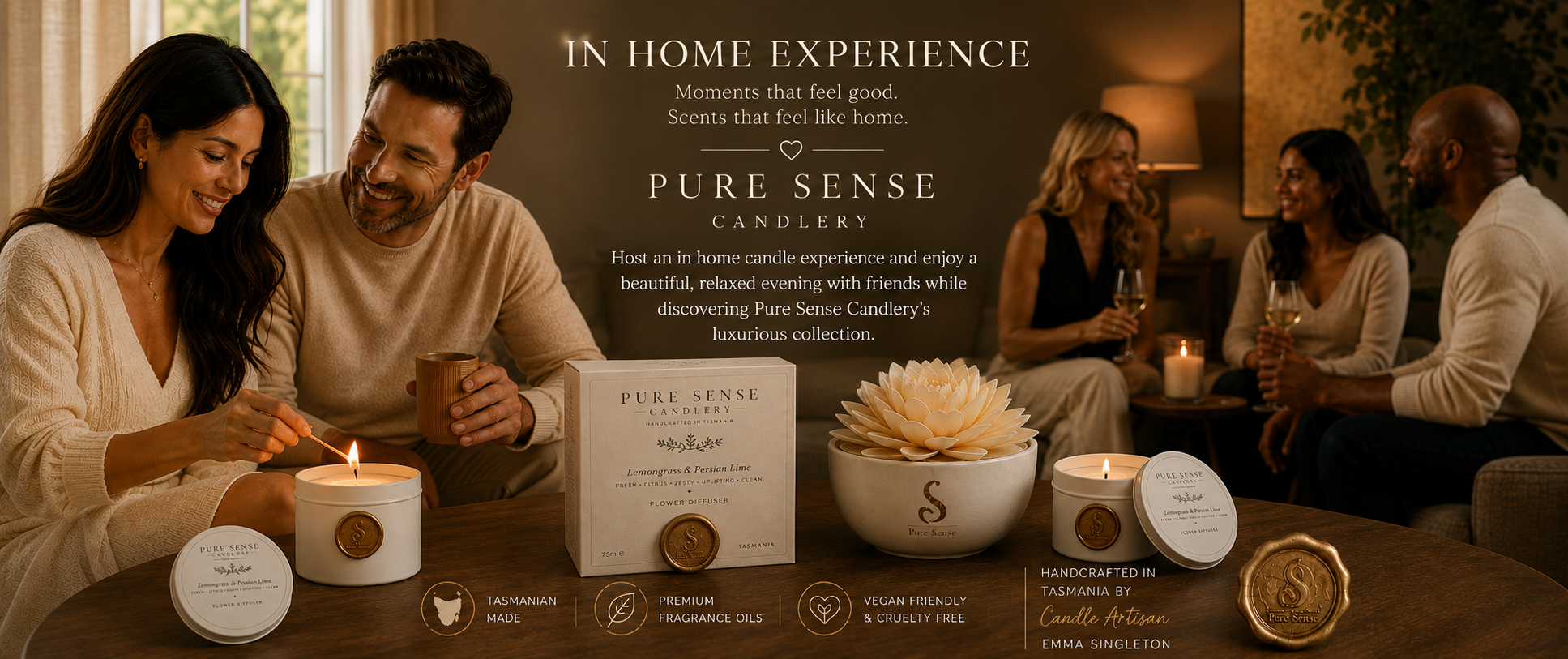 Pure Sense Candlery In Home Experience